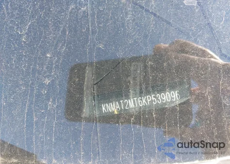 2019 Nissan Rogue Sv z USA, uszkodzony, nr VIN KNMAT2MT6KP539096